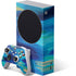 Ocean Blue Brush Stroke by Etta Vee Xbox Series S Skins